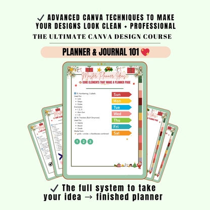 The Ultimate Canva Design Course | Planner & Journal 101 💖