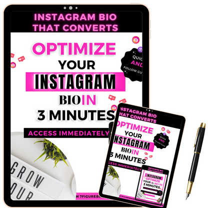 OPTIMIZE YOUR INSTAGRAM BIO IN 3 MINUTES