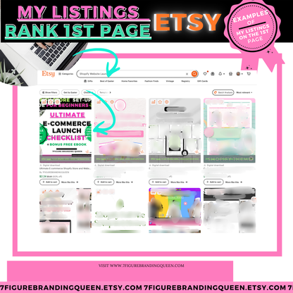 RANK #1 PRECISE METHOD USED TO RANK ON ETSY FIRST PAGE