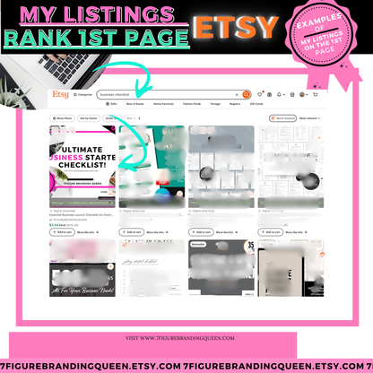 RANK #1 PRECISE METHOD USED TO RANK ON ETSY FIRST PAGE