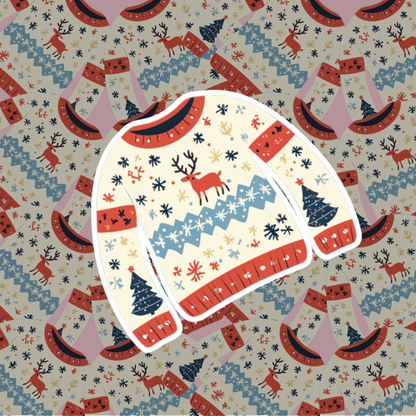 Knit & Cozy Sweater Sticker