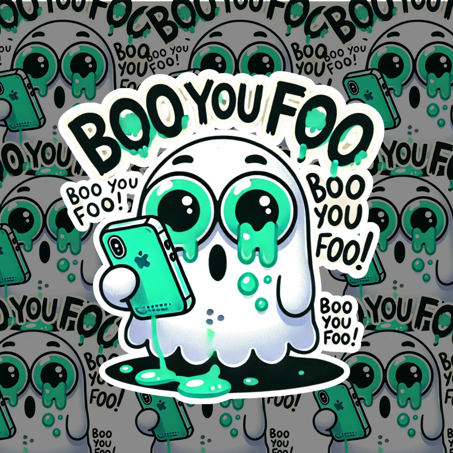 Boo You Foo Sticker