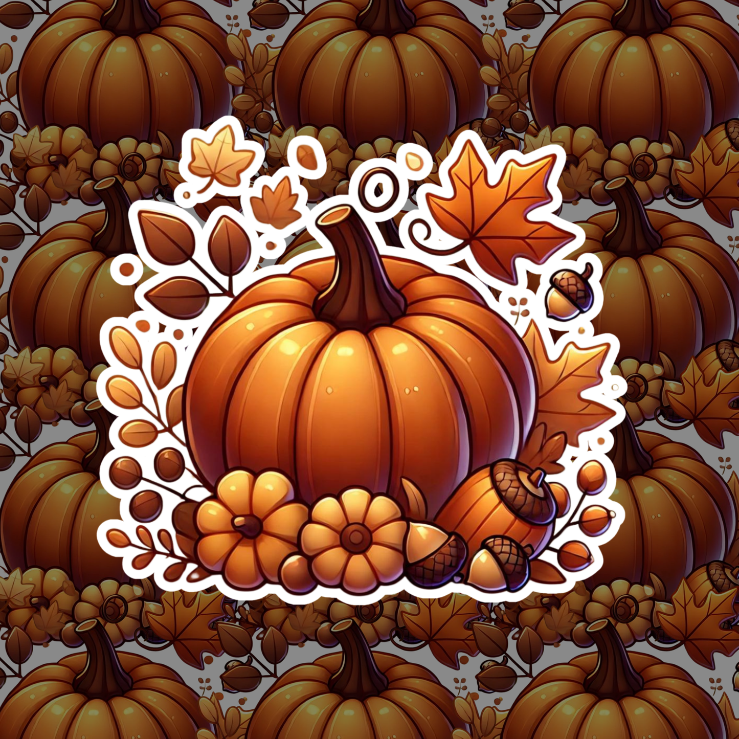 Pumpkin Patch Bliss Sticker