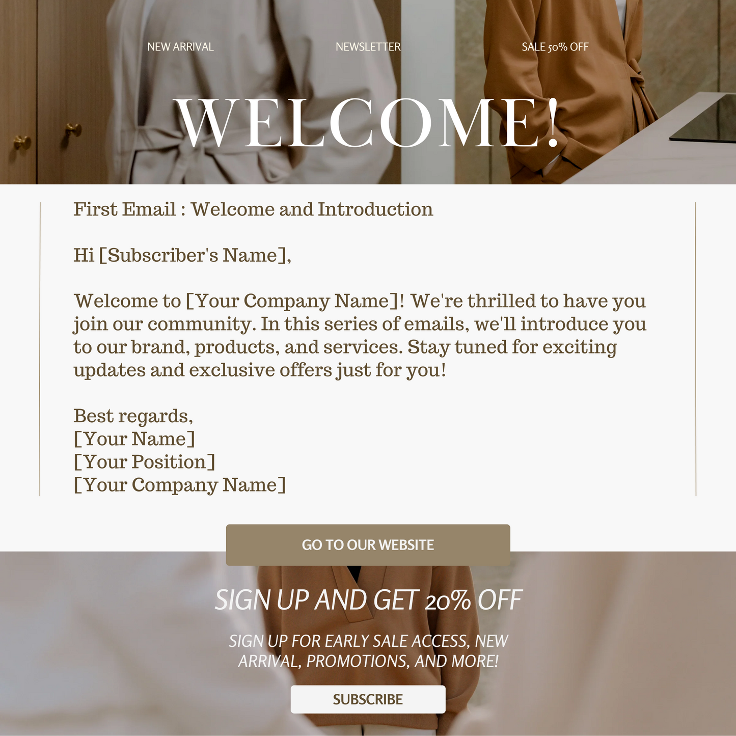 Welcome Email Series Templates