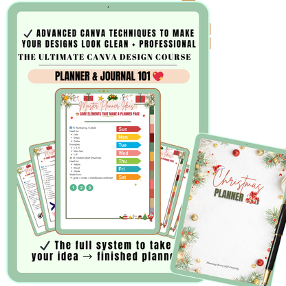The Ultimate Canva Design Course | Planner & Journal 101 💖