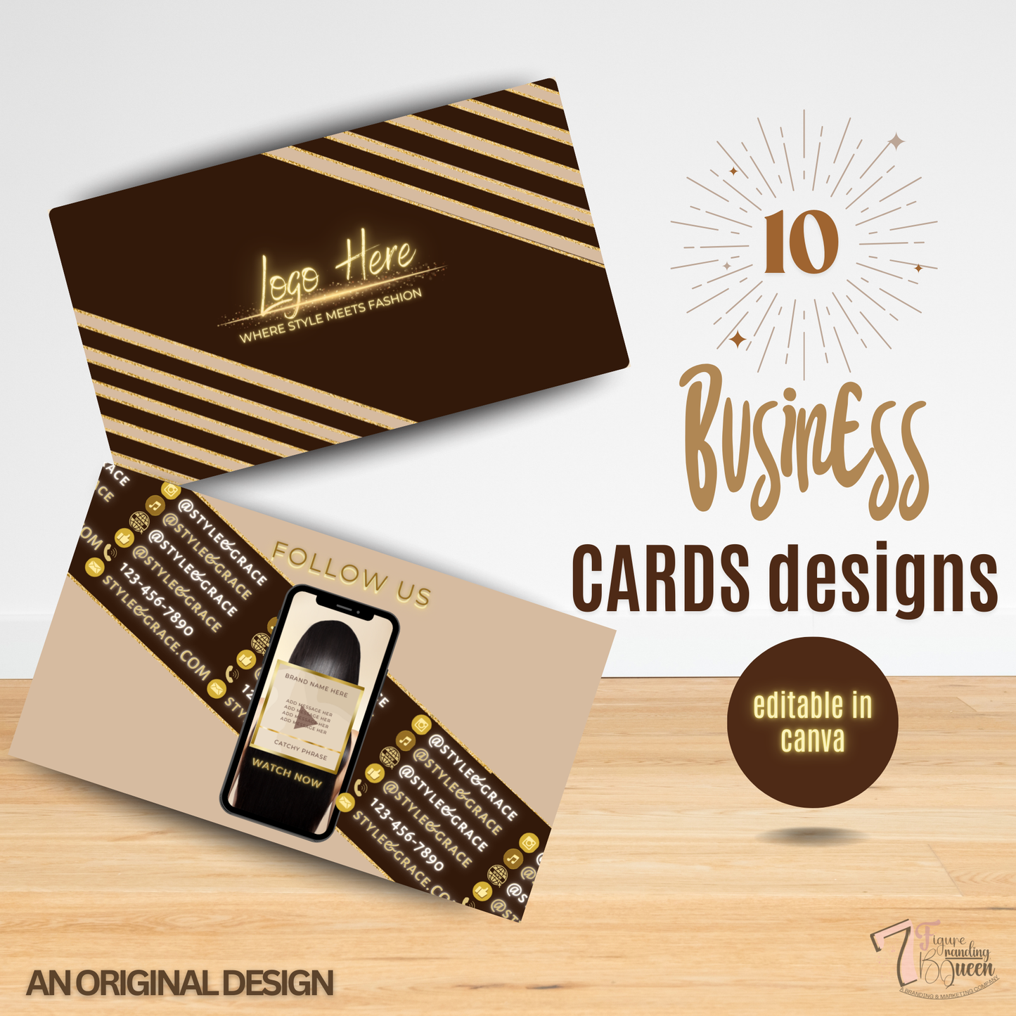 Golden Harmony Business Card