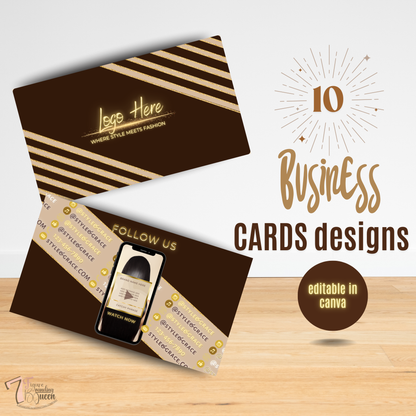 Golden Harmony Business Card