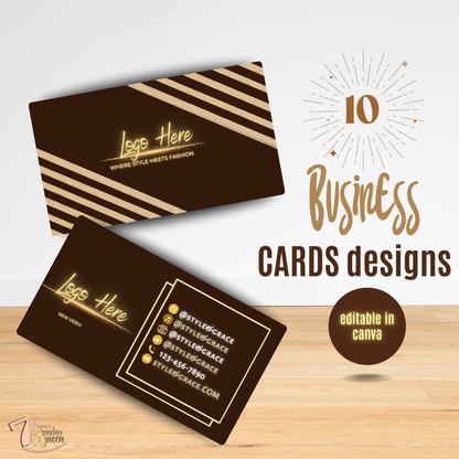 Golden Harmony Business Card