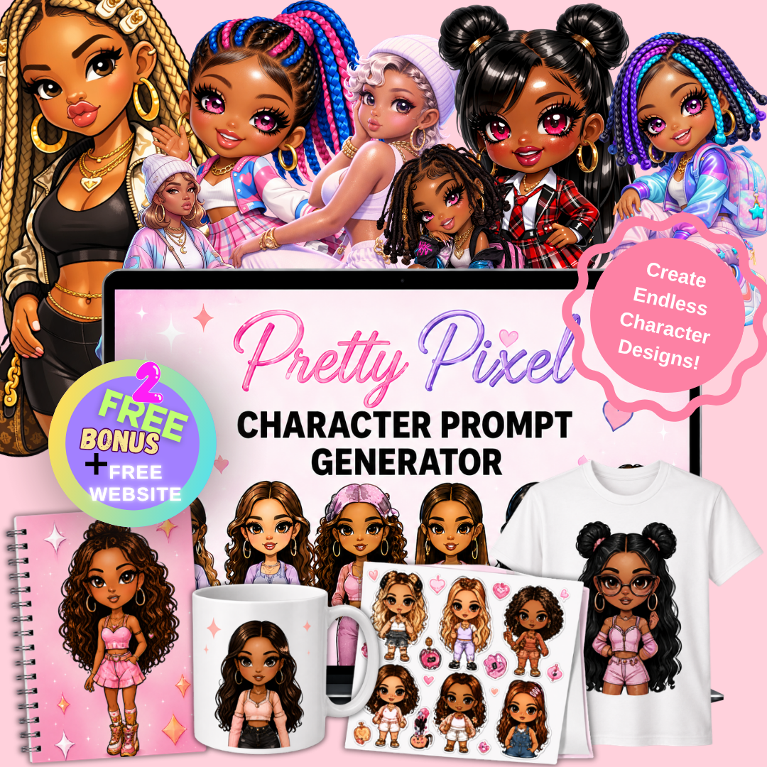 Pretty Pixel Character Prompt Generator PROMO