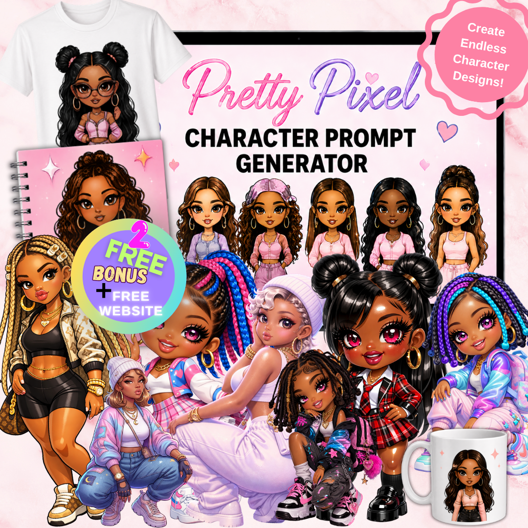 Pretty Pixel Character Prompt Generator PROMO