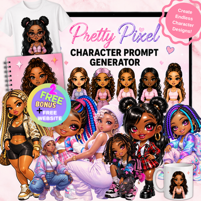 Pretty Pixel Character Prompt Generator PROMO