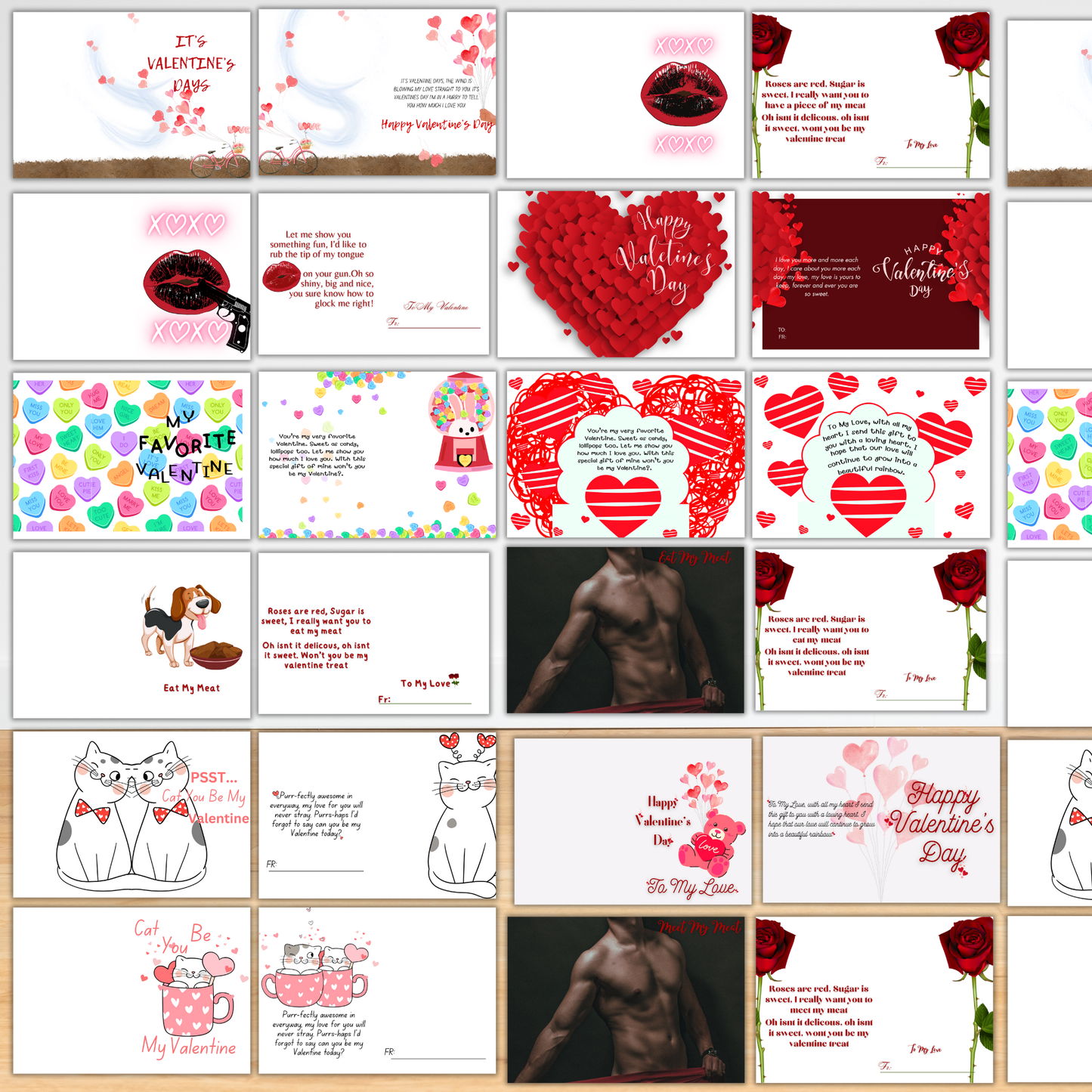 PLR/MRR Valentine's Day Cards