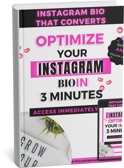 OPTIMIZE YOUR INSTAGRAM BIO IN 3 MINUTES