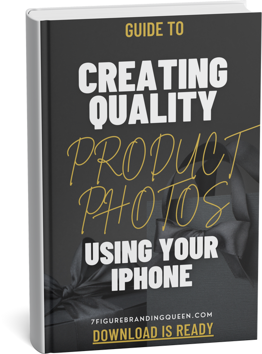 GUIDE TO CREATING QUALITY PRODUCT PHOTOS USING CANVA / IOS