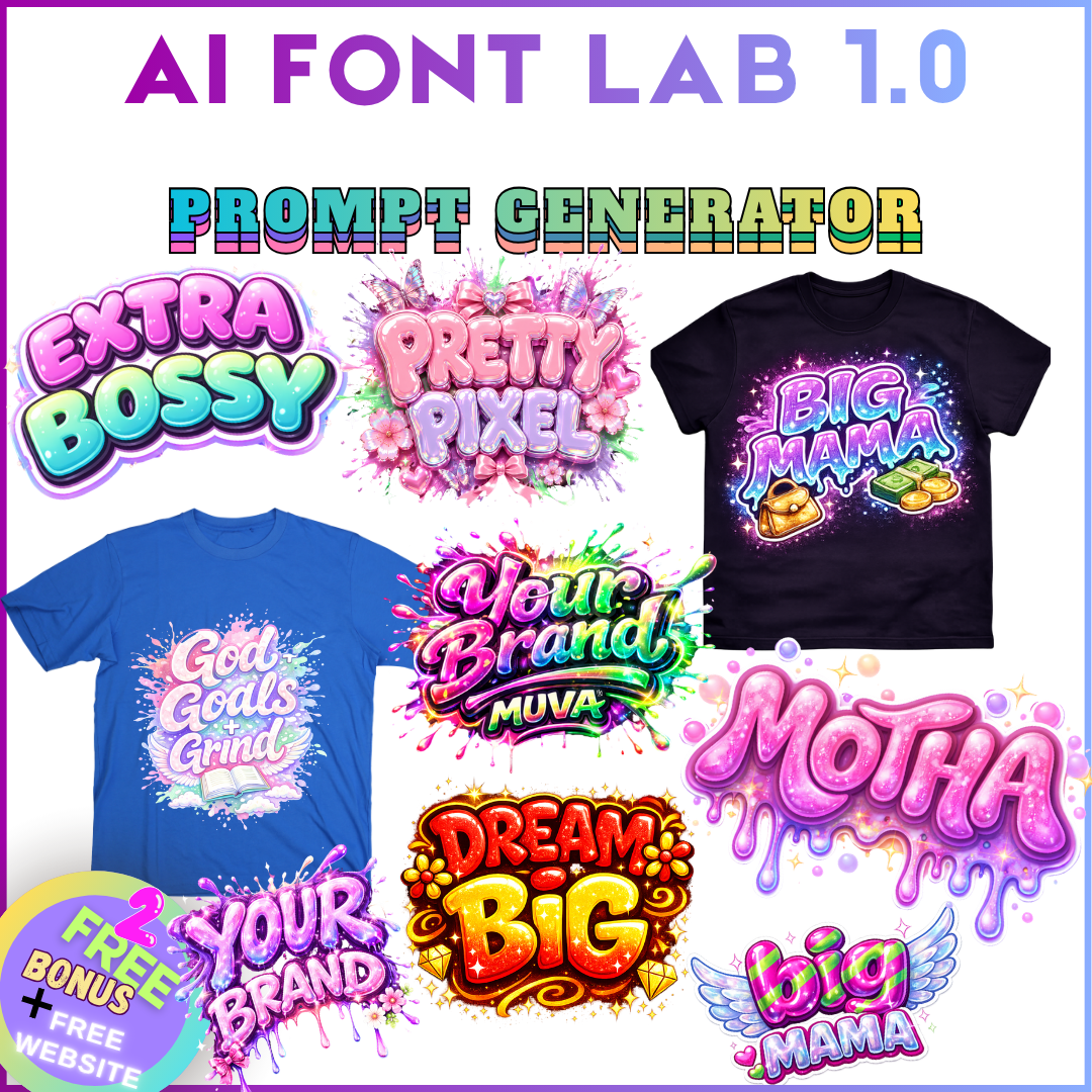 AI FONT PROMPT GENERATOR OG