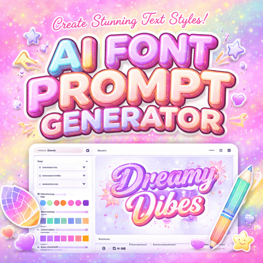 AI FONT PROMPT GENERATOR