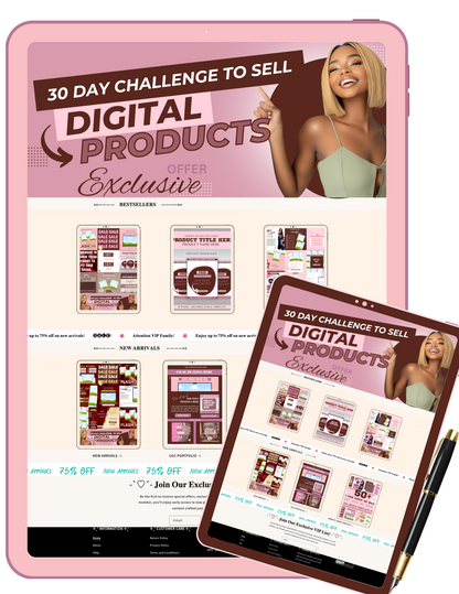 30-DAY CHALLENGE TO SELL DIGITAL PRODUCTS