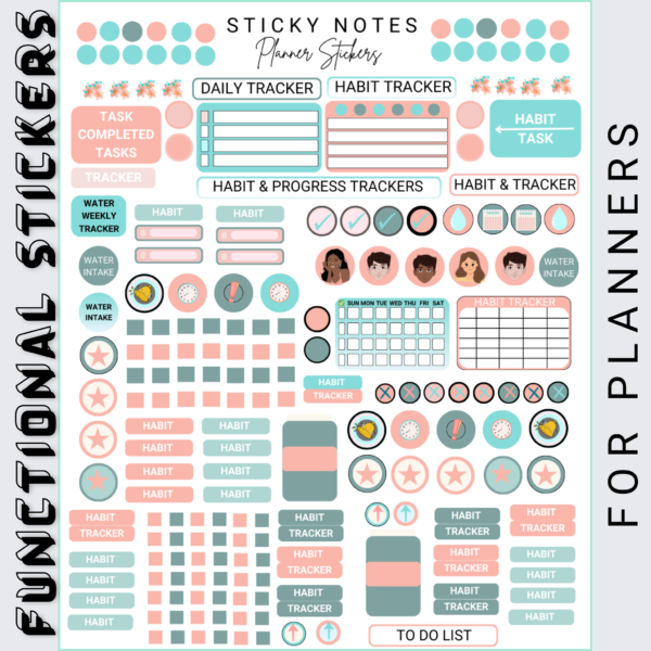 Task Tickers Planner Stickers