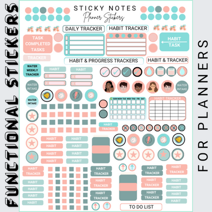 Task Tickers Planner Stickers