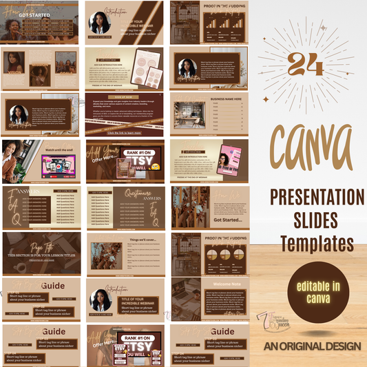 Brown Harmony Presentation Slide Templates