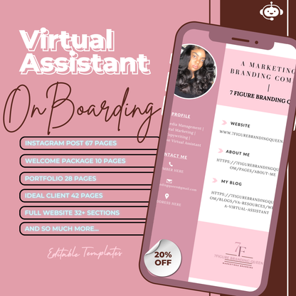 Virtual Assistant Client Onboarding Template Bundle Kit