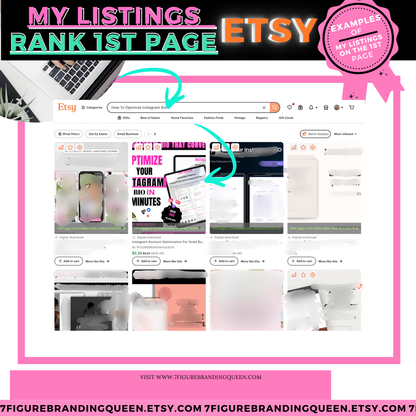 RANK #1 PRECISE METHOD USED TO RANK ON ETSY FIRST PAGE
