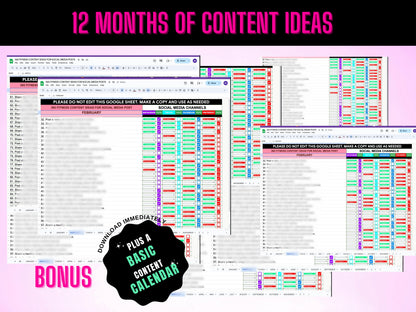 365 SOCIAL MEDIA FITNESS CONTENT IDEA