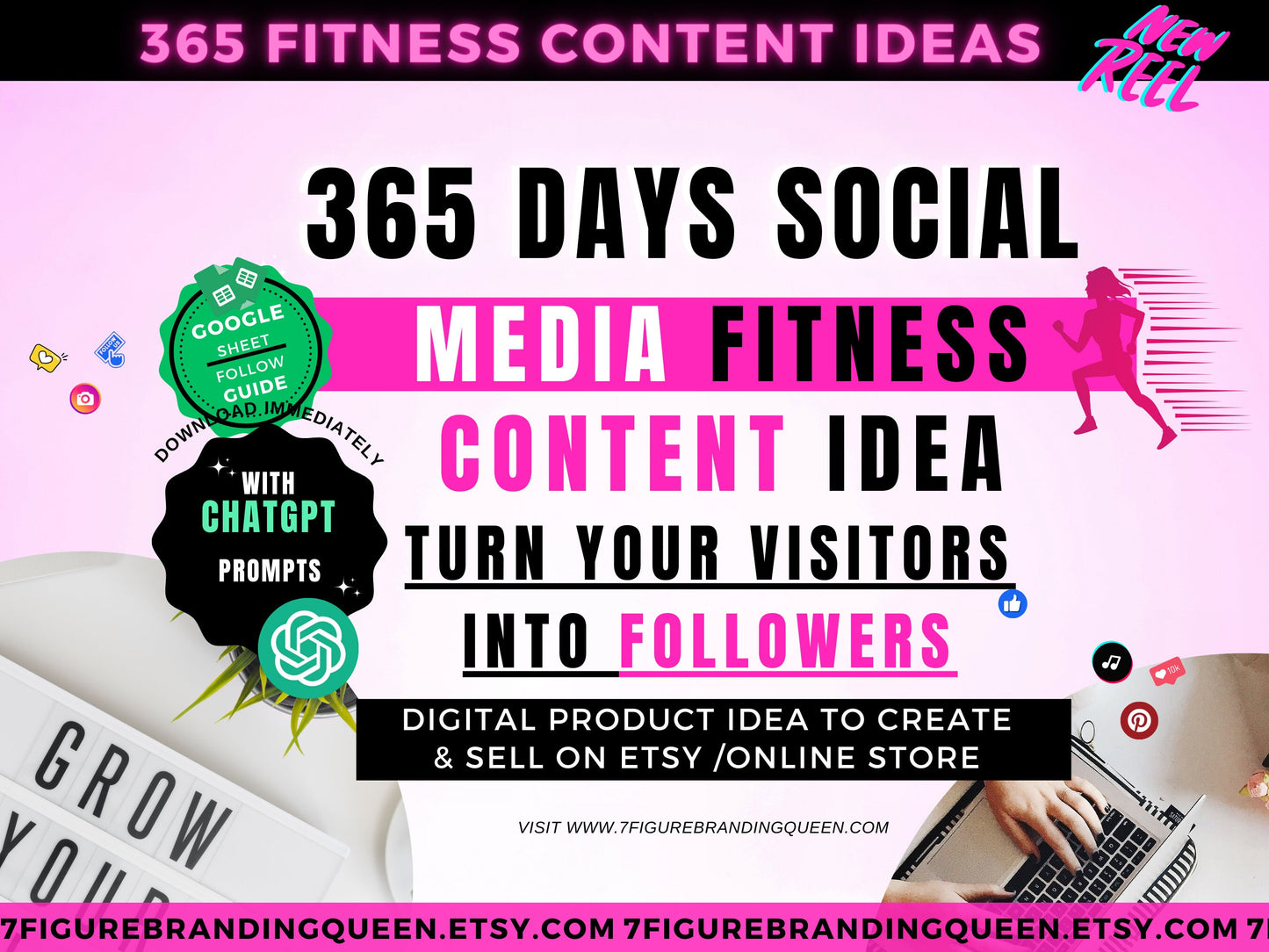 365 SOCIAL MEDIA FITNESS CONTENT IDEA