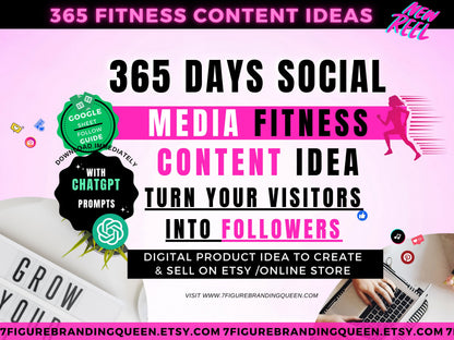 365 SOCIAL MEDIA FITNESS CONTENT IDEA
