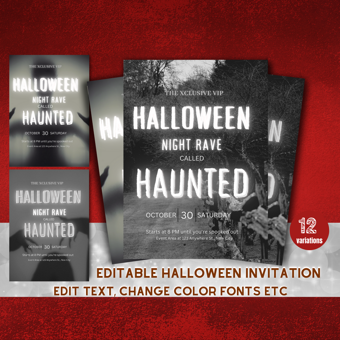 Haunted Halloween Invitation