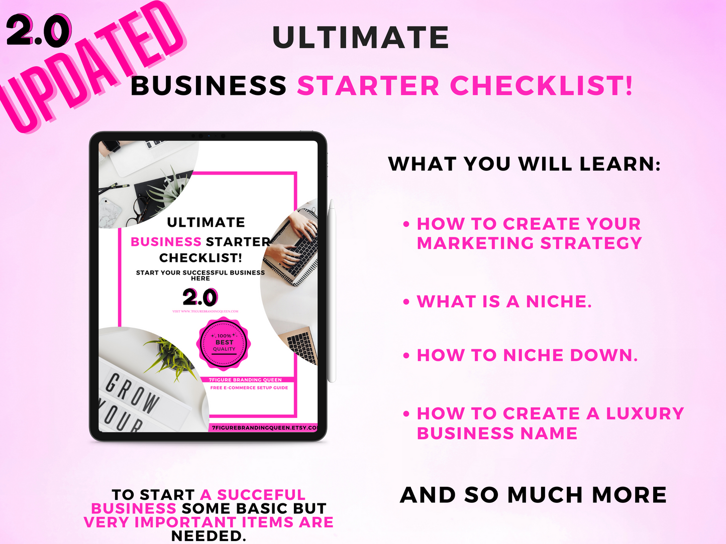 Ultimate Business Starter Checklist 2.0