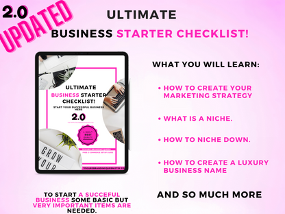 Ultimate Business Starter Checklist 2.0