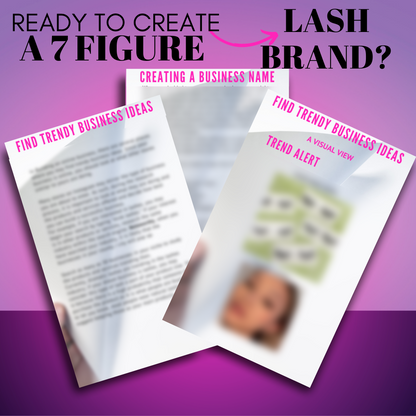 HOW TO START A 7 FIGURE LASH BRAND