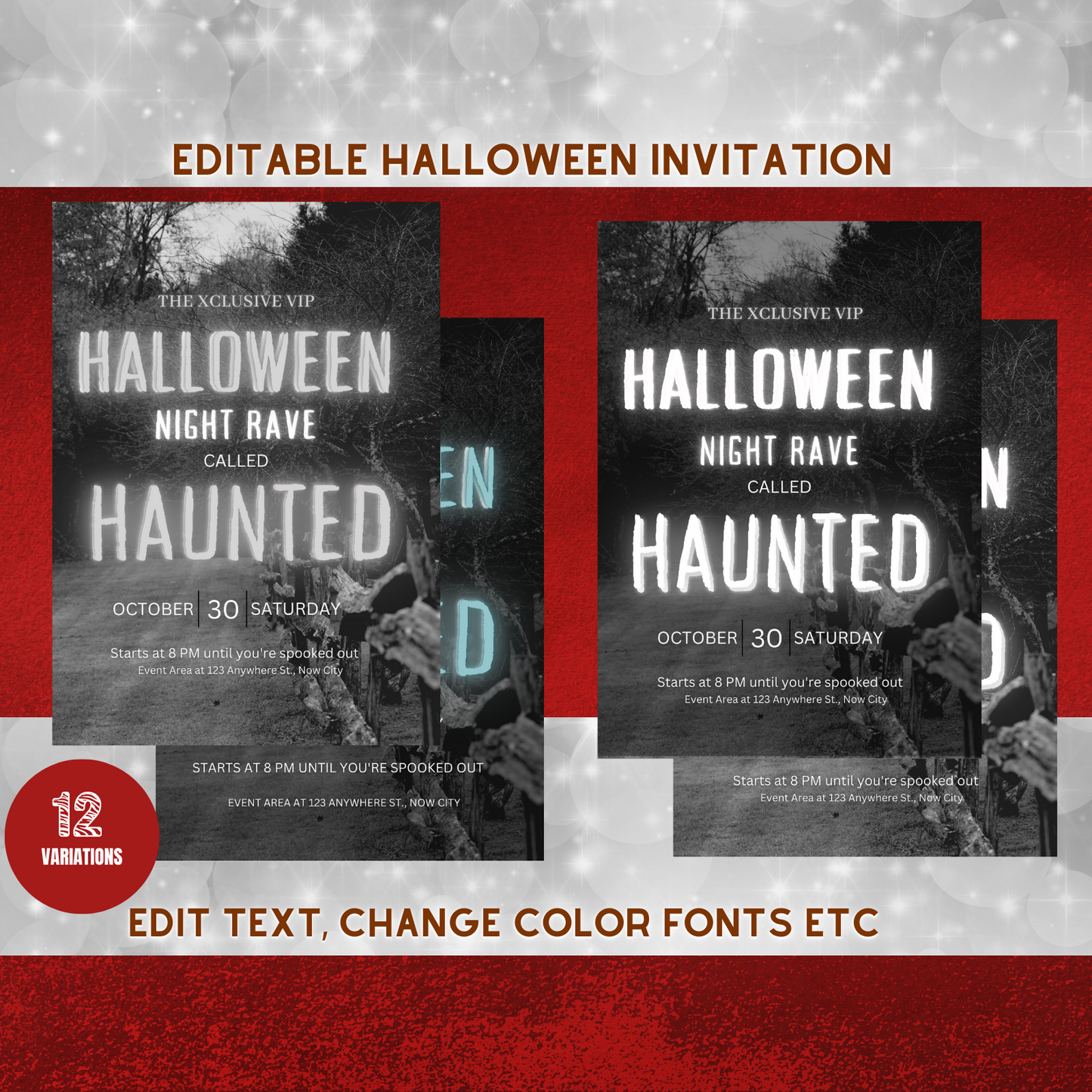 Haunted Halloween Invitation