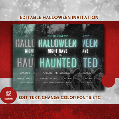 Haunted Halloween Invitation