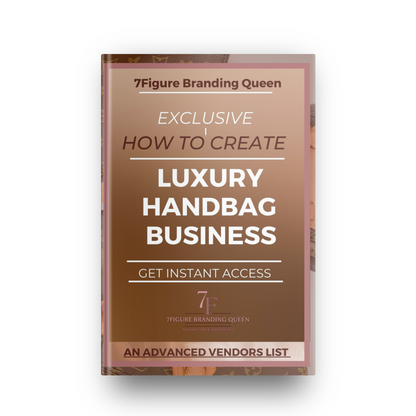 LUXURY HANDBAG BUSINESS +20 FREE VENDORS