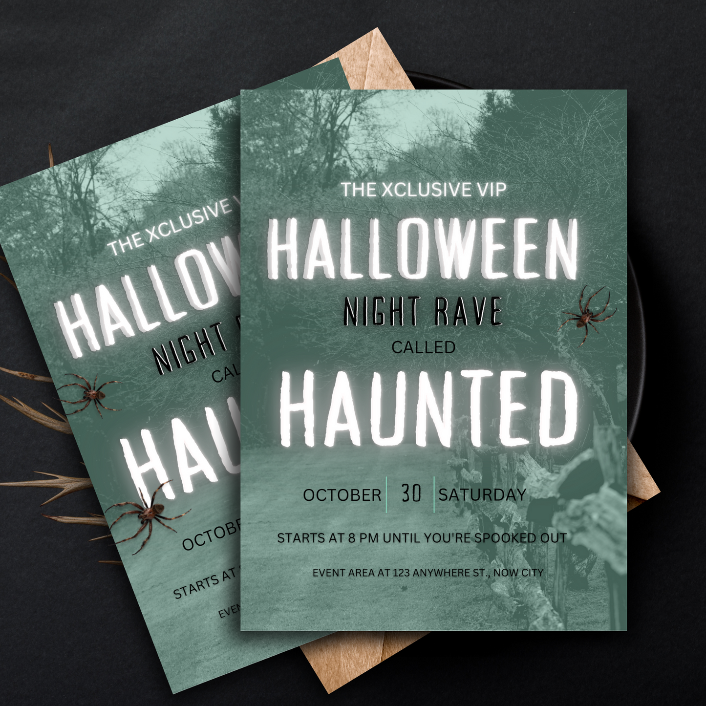 Haunted Halloween Invitation